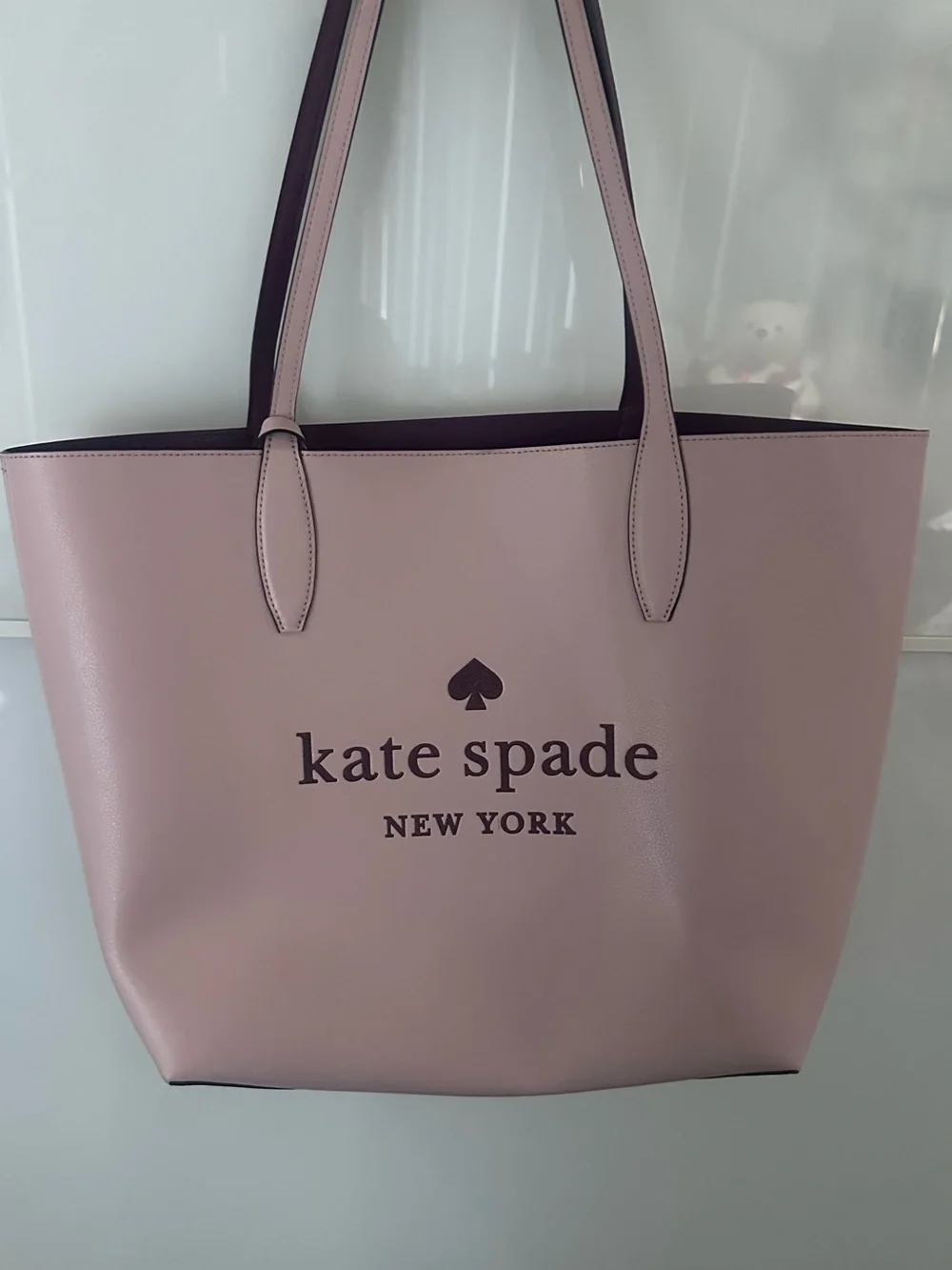 Kate Spade New York Blush Pink Large Tote Bag w/ Removable Zip Pouch